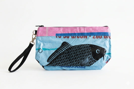 Upcycled Zippered Clutch