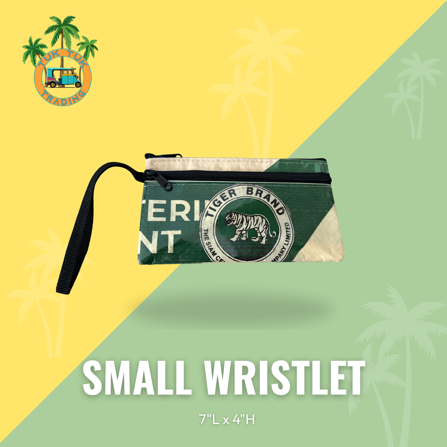 Upcycled Small Wristlet