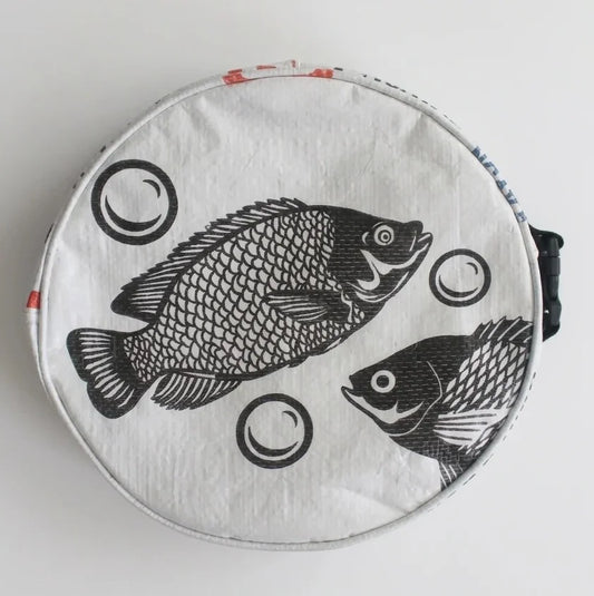 Upcycled Circle Crossbody Bag