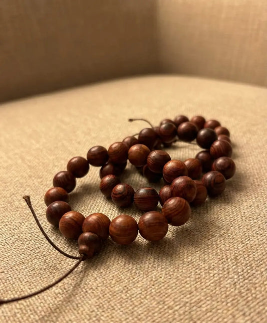 Cambodian Mahogany Ball Bracelet