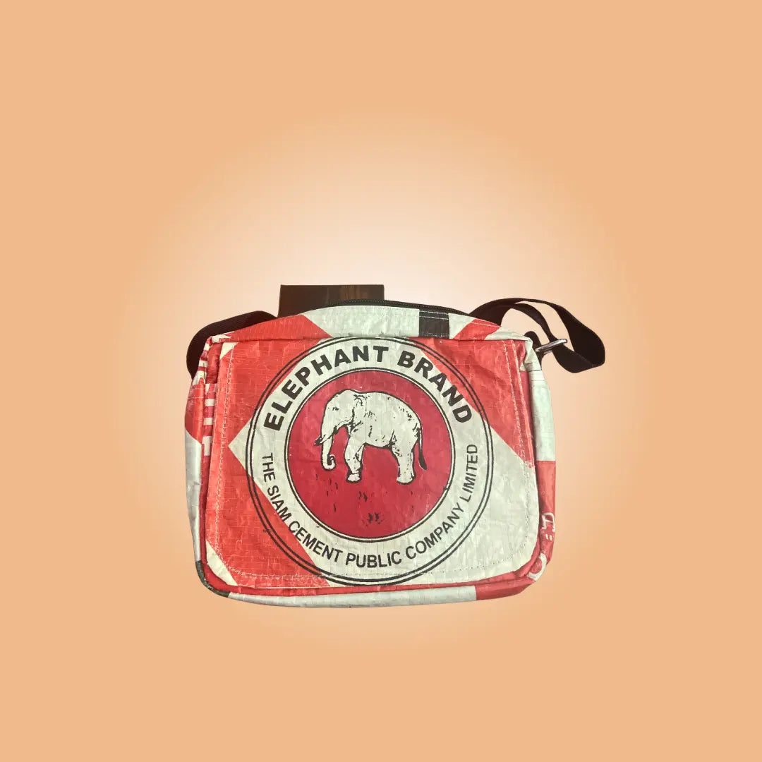 Elephant print small crossbody bag available at shoptuktuk.com