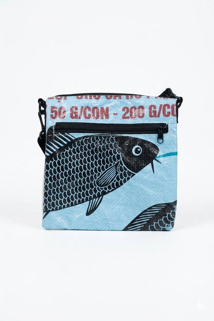 Upcycled Foldover Crossbody Bag