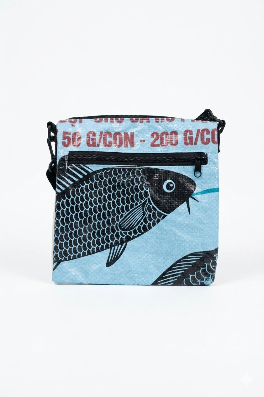 Upcycled Foldover Crossbody Bag