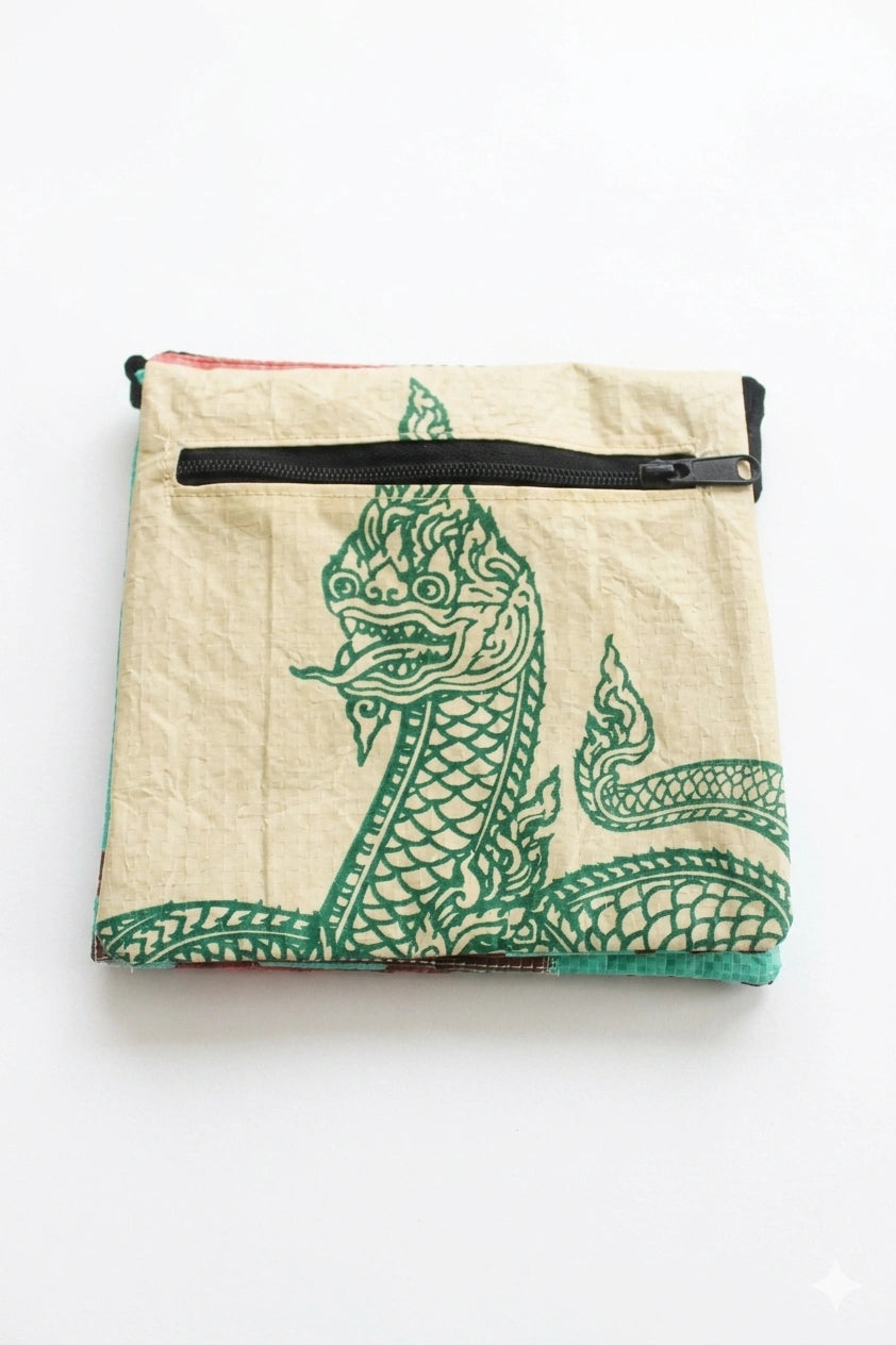 Upcycled Foldover Crossbody Bag
