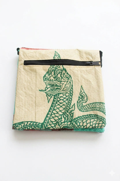 Upcycled Foldover Crossbody Bag