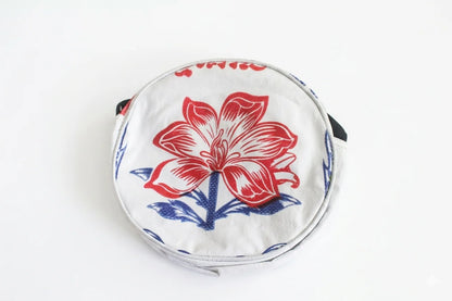 Upcycled Circle Crossbody Bag