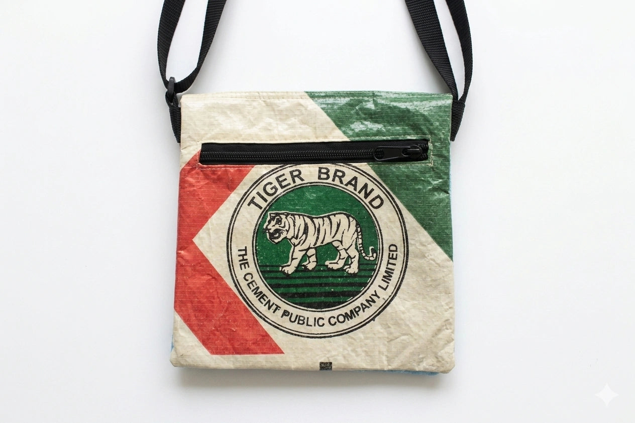 Upcycled Foldover Crossbody Bag