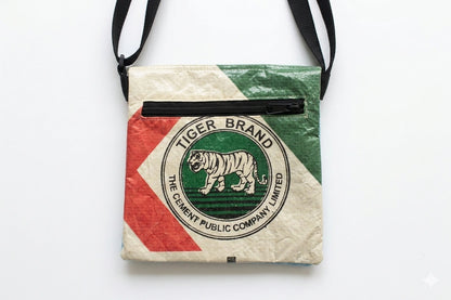Upcycled Foldover Crossbody Bag