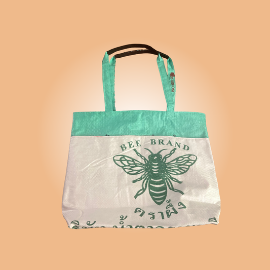 Large Two-Pocket Tote Bag