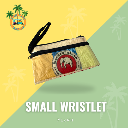 Upcycled Small Wristlet