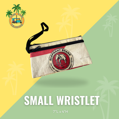 Upcycled Small Wristlet