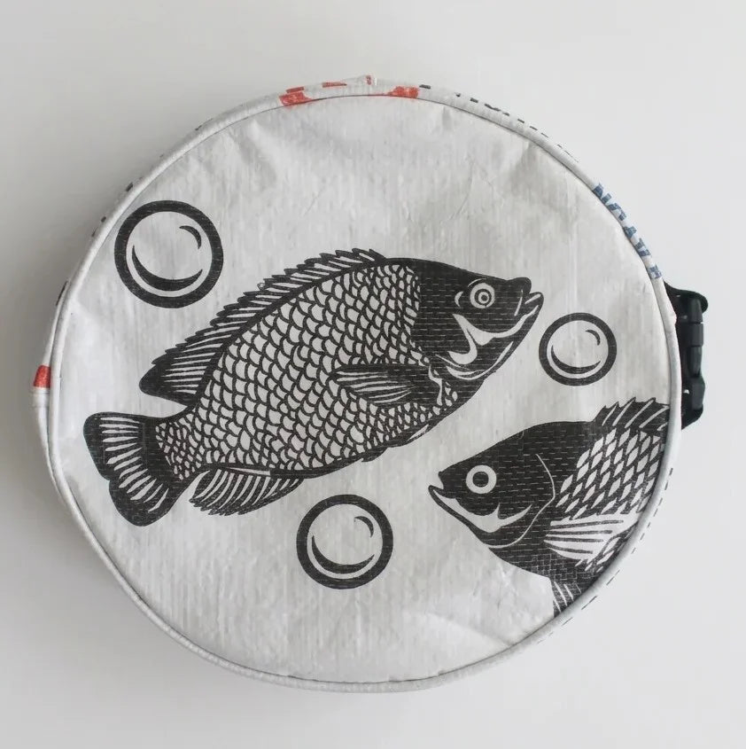 Upcycled Circle Crossbody Bag
