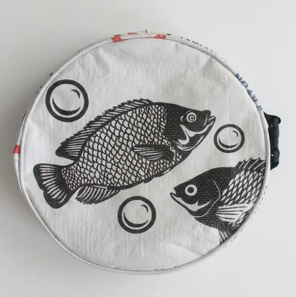 Upcycled Circle Crossbody Bag